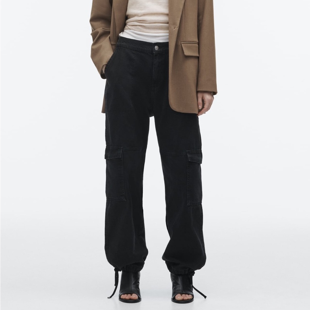 Zara ZW Straight Cargo Jean